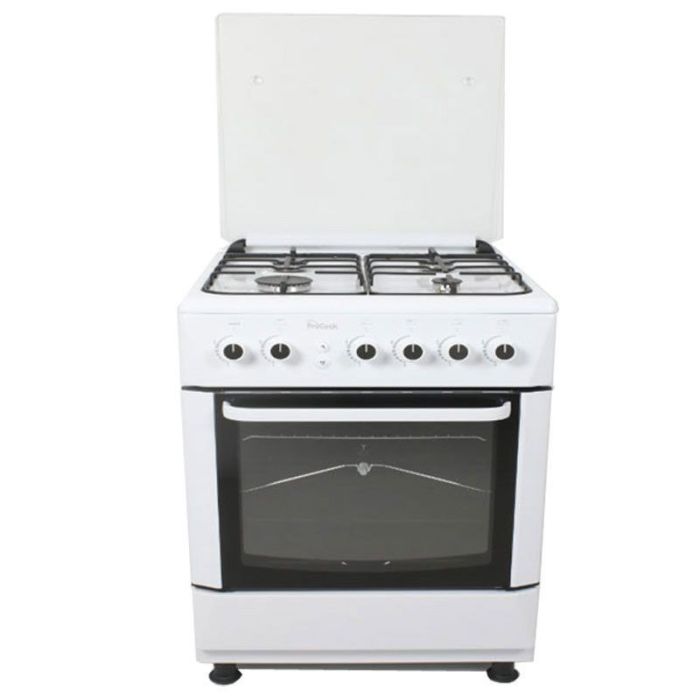 Cuisinière à gaz PROCOOK TG6640BL 60 cm - Blanc