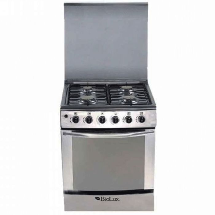 Cuisinière BIOLUX M-6060-XTBR 4 Feux 60cm - Inox