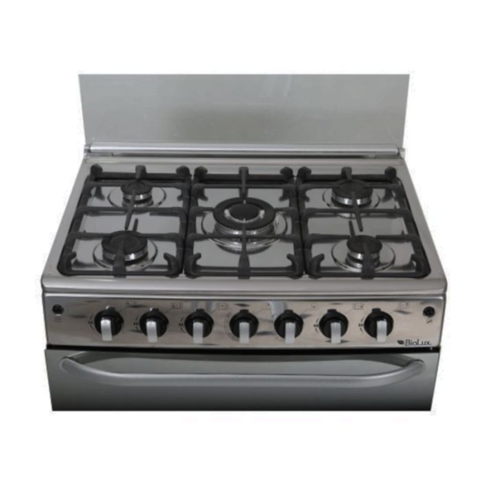 Cuisinière BIOLUX M-7656-XTBA 5 Feux 76cm  - Inox