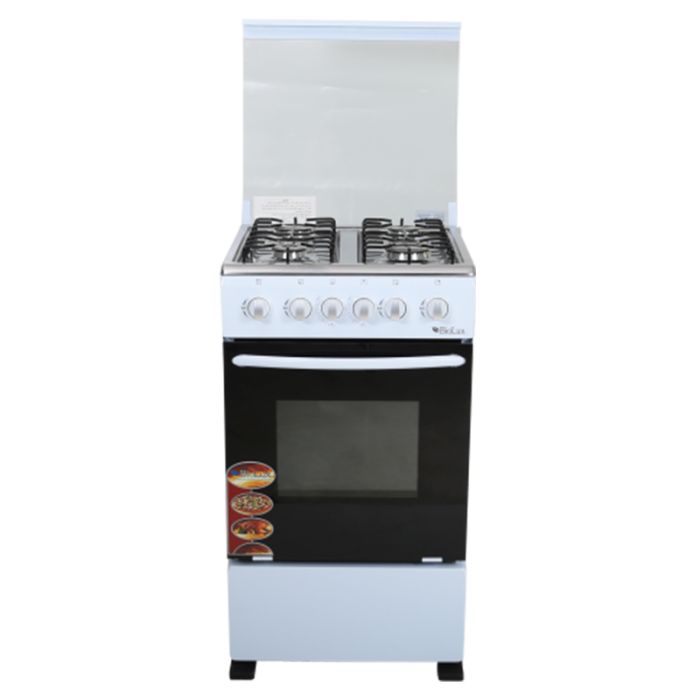 Cuisinière BIOLUX M5005B 4 Feux 50cm - Blanc