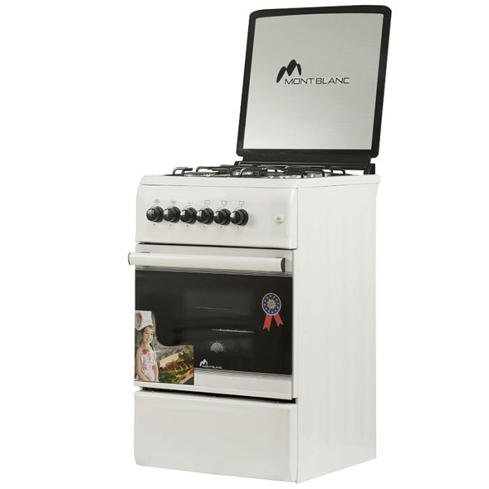 Cuisinière MONTBLANC REB-5055 4 Feux - Blanc