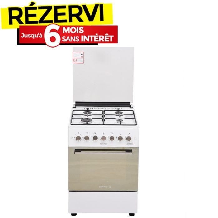 Cuisinière à Gaz ARTHUR MARTIN AMG60BL 60cm 4 Feux - Blanc