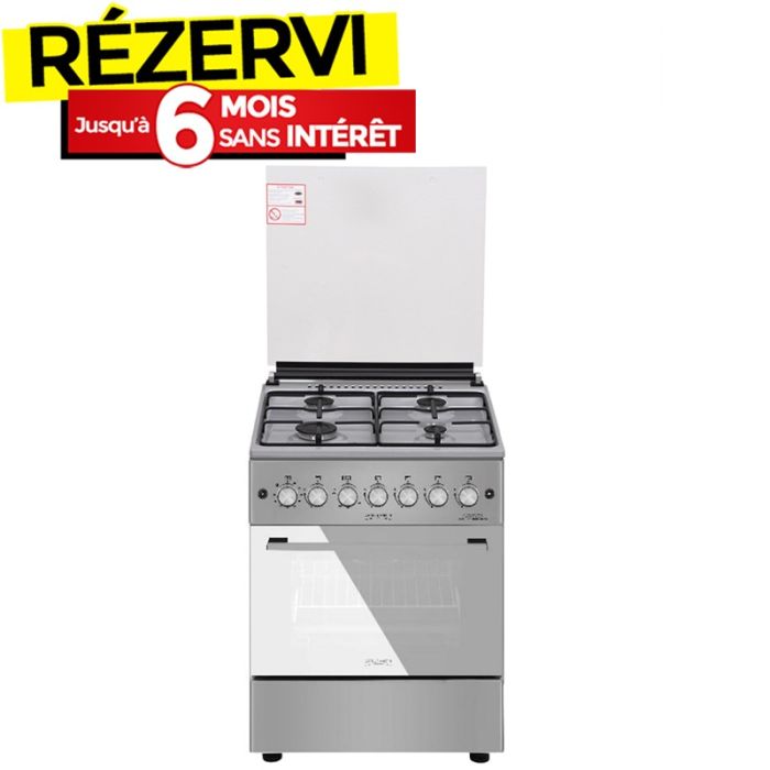 Cuisinière à Gaz ARTHUR MARTIN AMG60IX 60cm 4 Feux - Inox