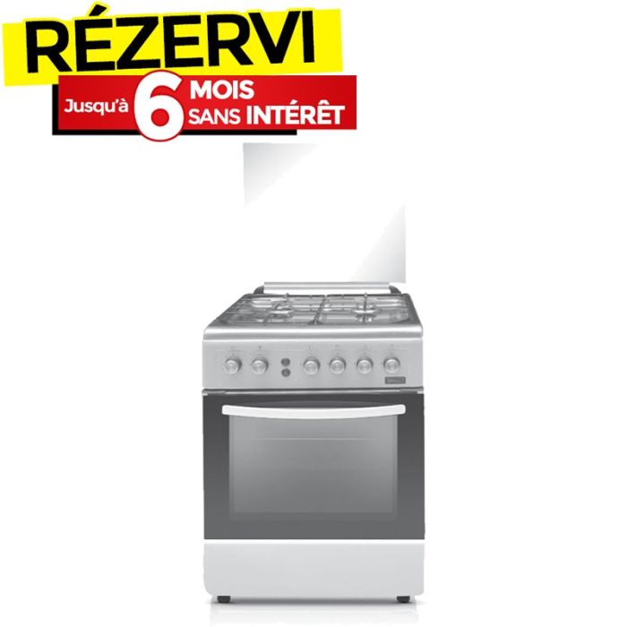 Cuisinière à Gaz SOTACER TGG7603S 60cm 4Feux – Inox