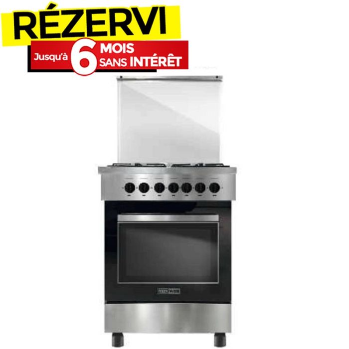Cuisinière MAXWELL MAX-CFM60EIX 60cm 4 Feux - Inox