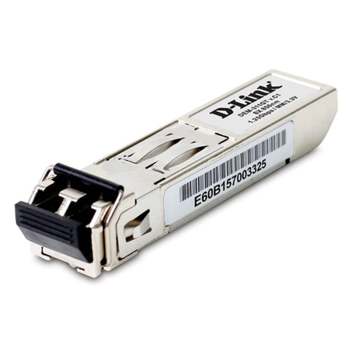 Transceiveur D-LINK DEM-311GT 1 port Mini-GBIC vers 1000Base-SX 550 mètres - Argent