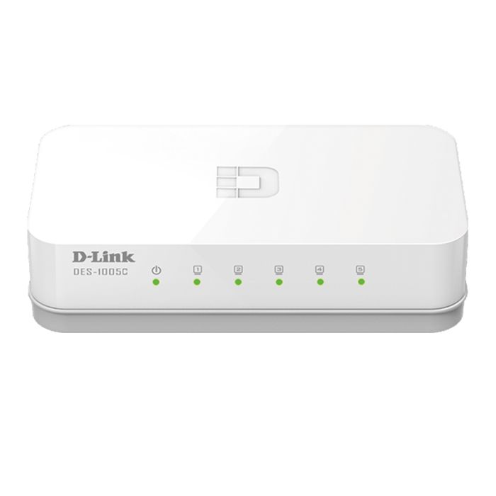 Switch D-LINK 5 Ports 10/100 Mbps - Blanc (DES-1005C)