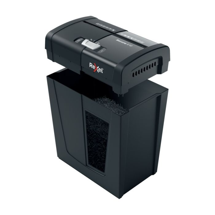 Destructeur de Documents REXEL Shredder Secure X10 Coupe croisée