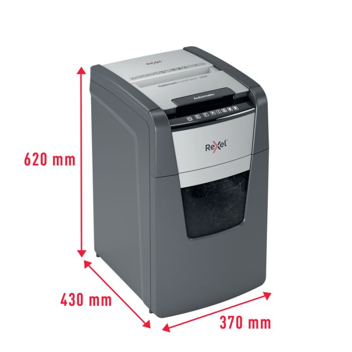 Destructeur REXEL Optimum AutoFeed+150X Coupe croisée
