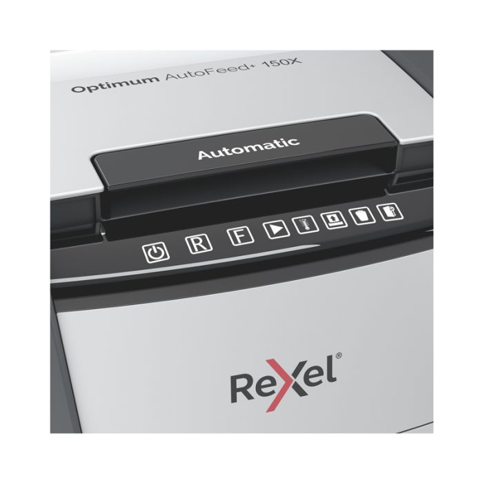 Destructeur REXEL Optimum AutoFeed+150X Coupe croisée