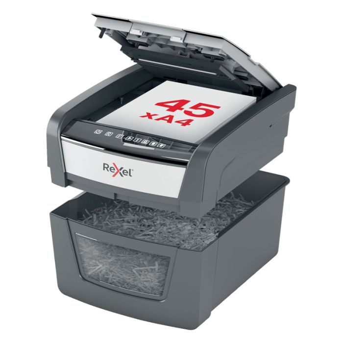 Destructeur REXEL Shredder Optimum Auto+ 45X EU Coupe croisée