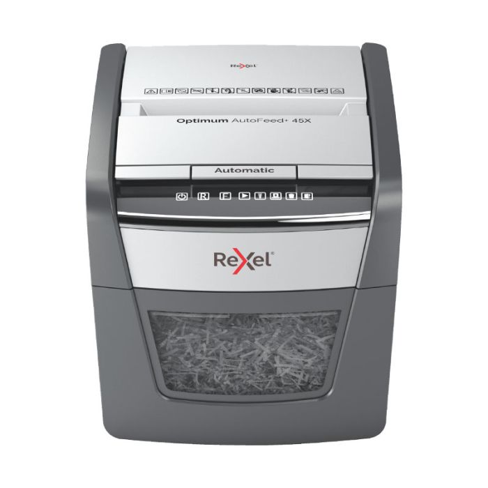 Destructeur REXEL Shredder Optimum Auto+ 45X EU Coupe croisée