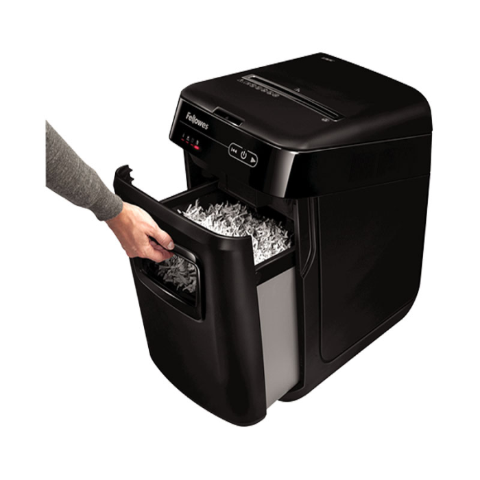 Destructeur de documents Fellowes AutoMax Coupe croisée 150C 