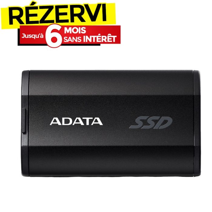 Disque Dur Externe ADATA SD810 4To USB 3.2 Gen2 x2 SSD - Noir