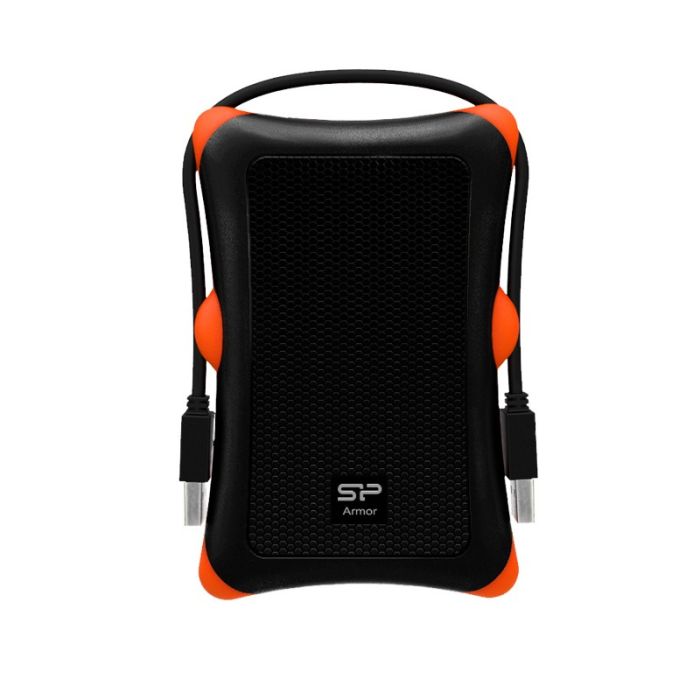 Disque Dur Externe Anti Choc SILICON POWER A30 1To USB 3.2 - Noir&Orange