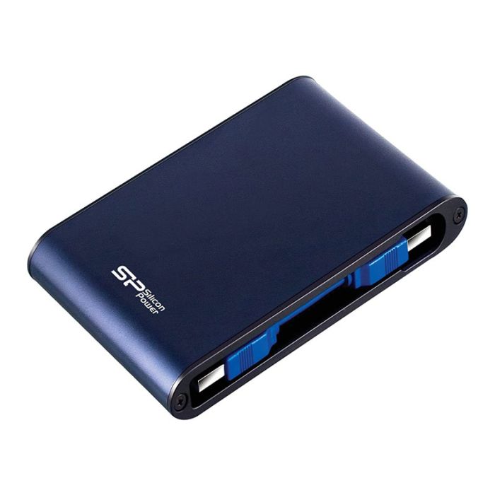 Disque Dur Externe Antichoc/étanche SILICON POWER A80 2To 2.5'' - Bleu