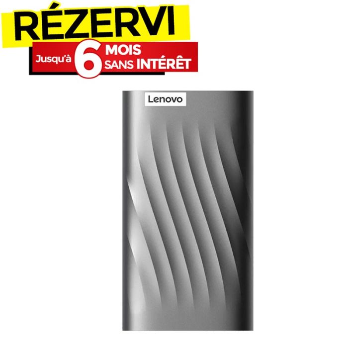 Disque Dur Externe LENOVO PS6 2To SSD USB 3.2 - Gris (GXB1M24165)