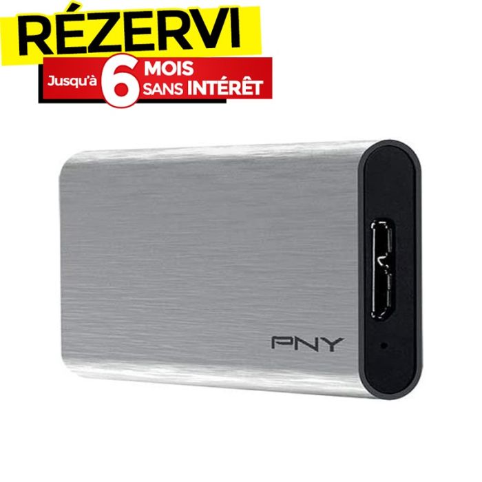 Disque Dur Externe PNY ELYTE CS1050 960Go SSD - Silver