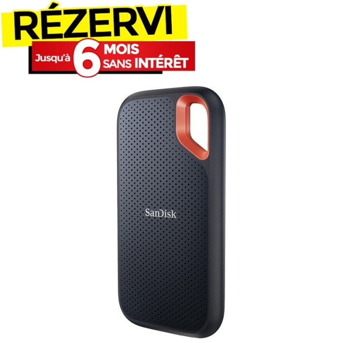 Disque Dur Externe SanDisk 4To USB 3.2 Gen 2 - Noir