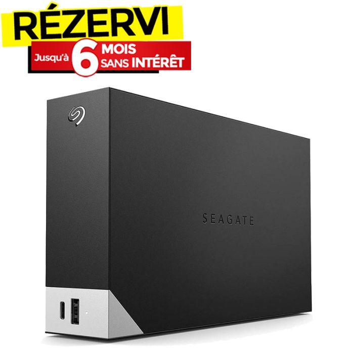 Disque Dur Externe SEAGATE Hub 8To 3.5'' USB 3.2 - Noir