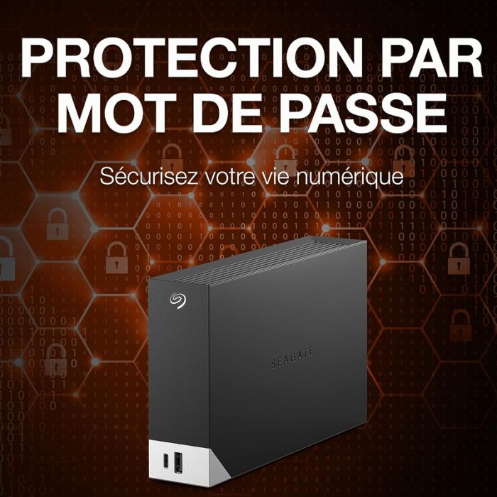 Disque Dur Externe SEAGATE One Touch Hub 14To USB 3.0 - Noir