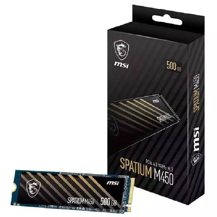 Disque Dur Interne MSI Spatium M450 M.2 Nvme SSD 500 Go