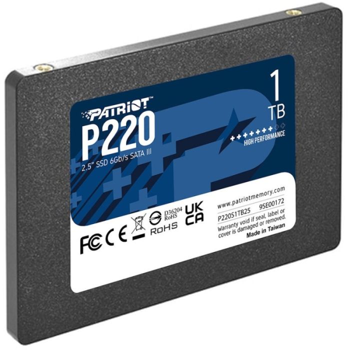 Disque Dur Interne PATRIOT P220 1 To SSD SATA III 2.5''