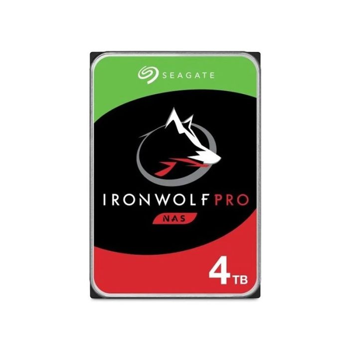 Seagate IronWolf, 2TB, NAS, Disco duro interno, HDD, CMR 3,5 SATA 6GB/s, 5900 RPM, caché de 64 MB para almacenamiento conectado a red RAID, y 3 años Rescue Services (ST2000VN004
