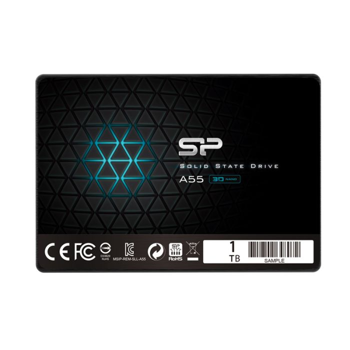 Disque Dur Interne SILICON POWER A55 1To SSD - Noir