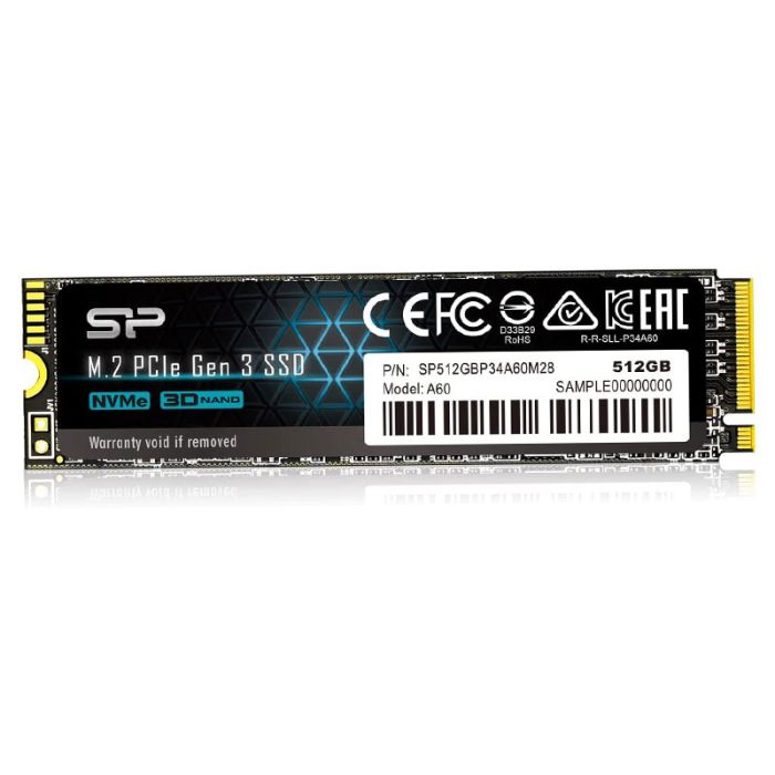 Disque Dur Interne SILICON POWER P34A60 512Go SSD NVME M.2