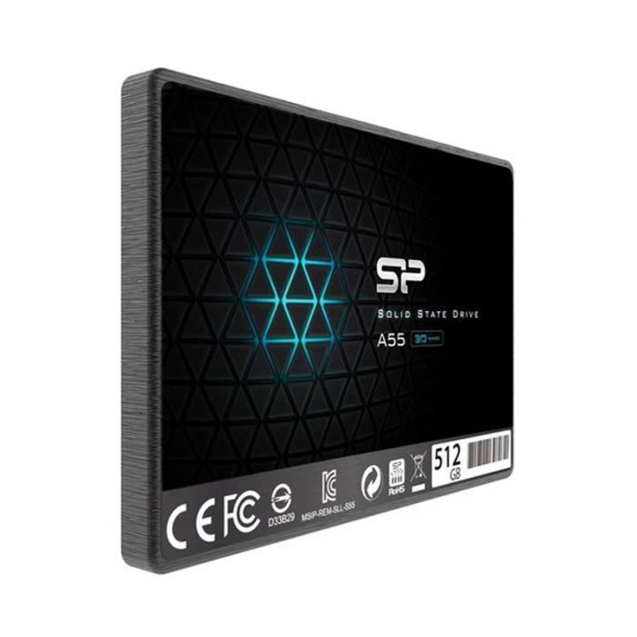 Disque Dur Interne SILICON POWER A55 512Go SSD - Noir