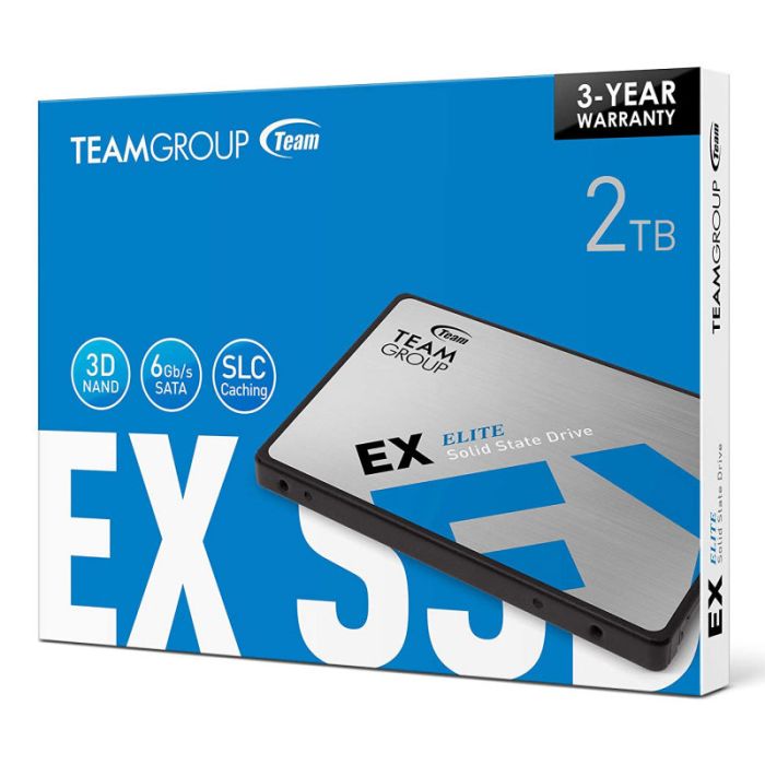 Disque Dur Interne TEAM GROUP EX2 2 To SSD 2.5 SATA III