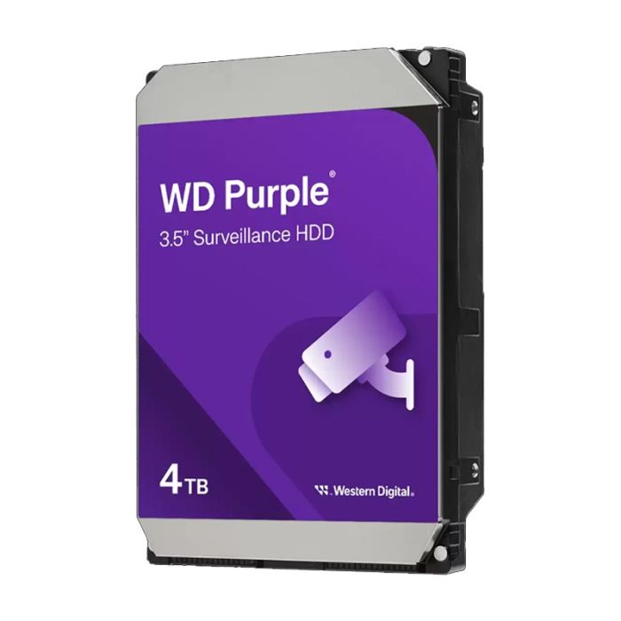 Disque Dur Interne WESTERN DIGITAL Purple PRO 4 To Pour VidéoSurveillance