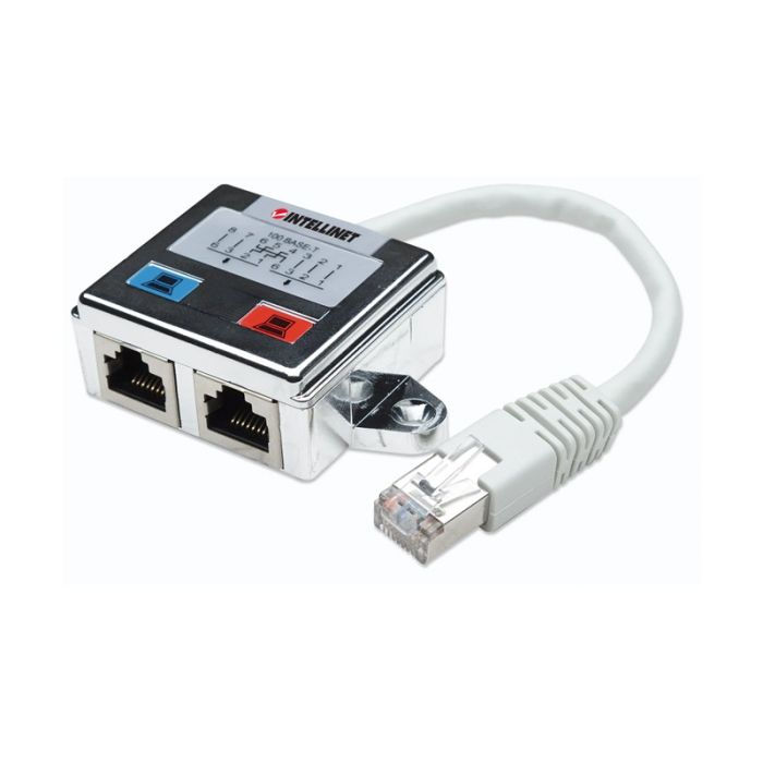 Distributeur modulaire INTELLINET FTP 2 ports RJ45 cat 5 blindé 