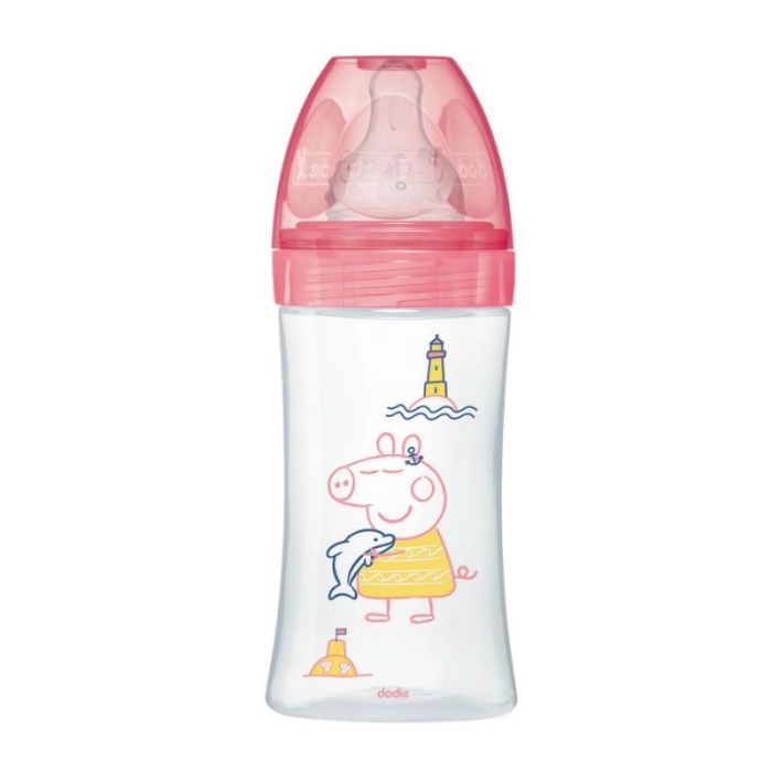 Biberon Initiation DODIE Licorne Rose - 270 ml