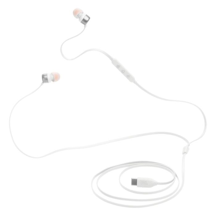 Écouteurs Filaires JBL T310C USB - Blanc