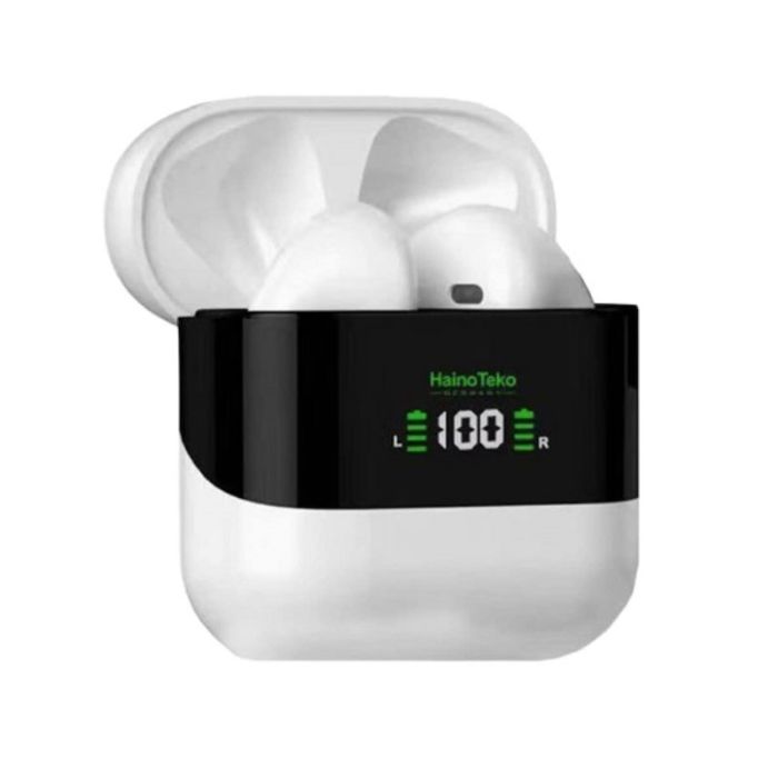 Écouteurs Sans Fil HAINO TEKO BD1 Mini Bluetooth - Blanc