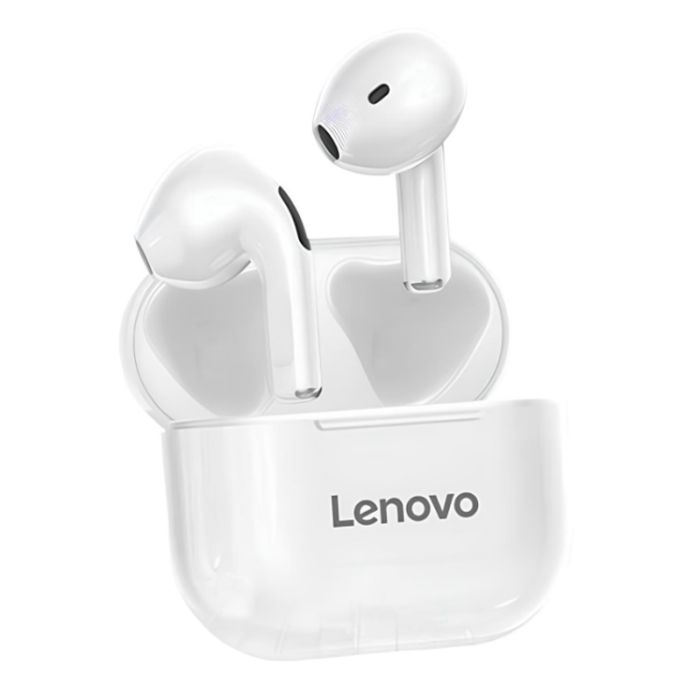 Écouteurs Sans Fil LENOVO LP40 Bluetooth - Blanc