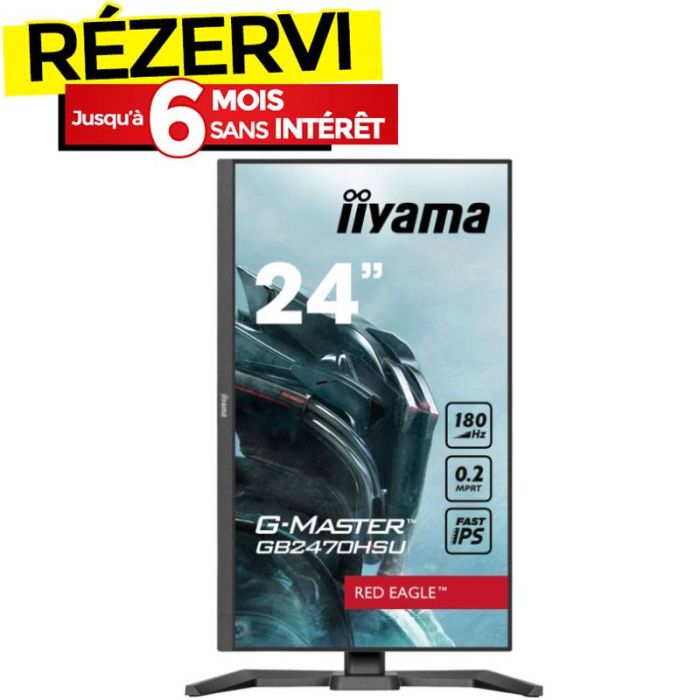 Ecran Gaming IIYAMA G-MASTER GB2470HSU-B6 23.8'' Full HD Fast IPS 180Hz