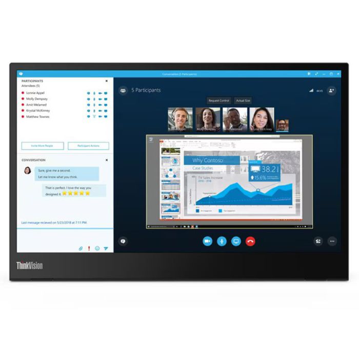 Ecran Mobile LENOVO ThinkVision M14 14'' FULL HD IPS 60Hz