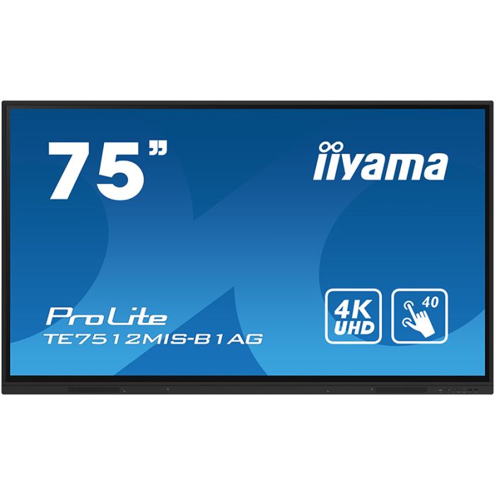 Ecran Tactile IIYAMA ProLite TE7512MIS-B1AG 75'' 4K UHD IPS 60Hz