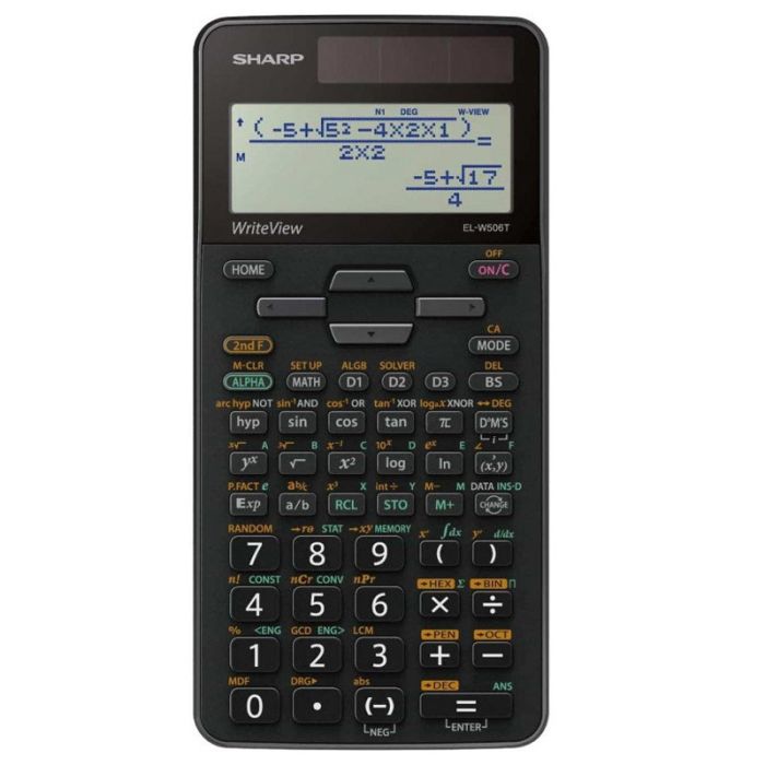 Calculatrice Scientifique SHARP MAC EL-W506T - Blister Argent