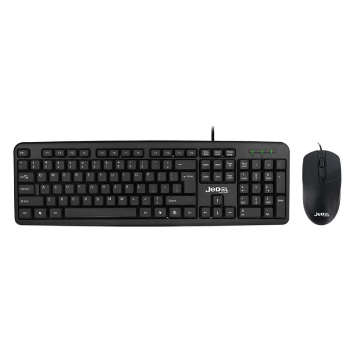 Ensemble Clavier et Souris Filaire JEDEL G10 - Noir