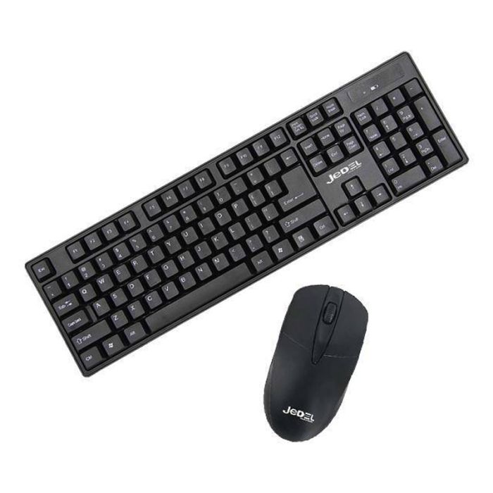 Ensemble Clavier et Souris Sans Fil JEDEL WS732 - Noir