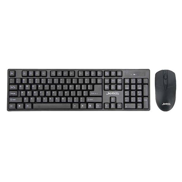 Ensemble Clavier et Souris Sans Fil JEDEL WS732 - Noir