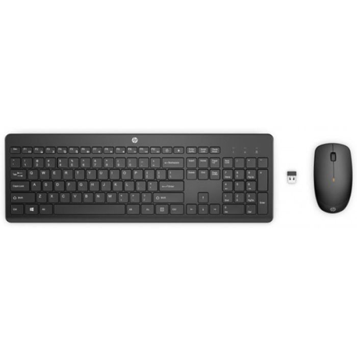 Ensemble Clavier & Souris Sans Fil HP 230 - Noir