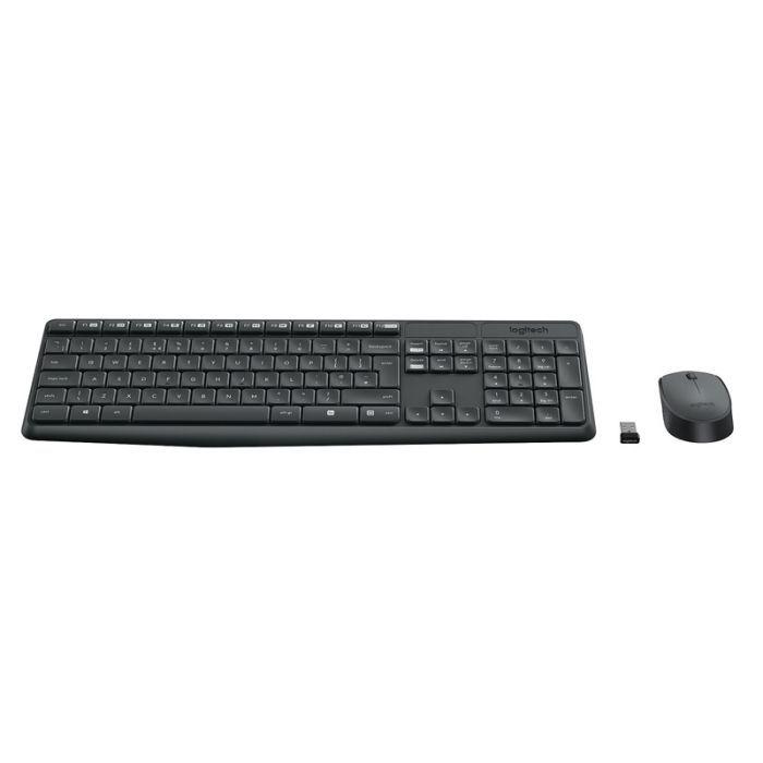 Ensemble Clavier & Souris Sans Fil LOGITECH MK235 - Gris