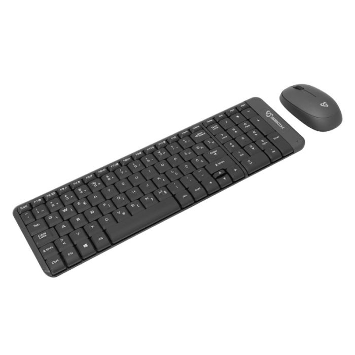 Ensemble Clavier&Souris Sans Fil SBOX WKM-22 - Noir