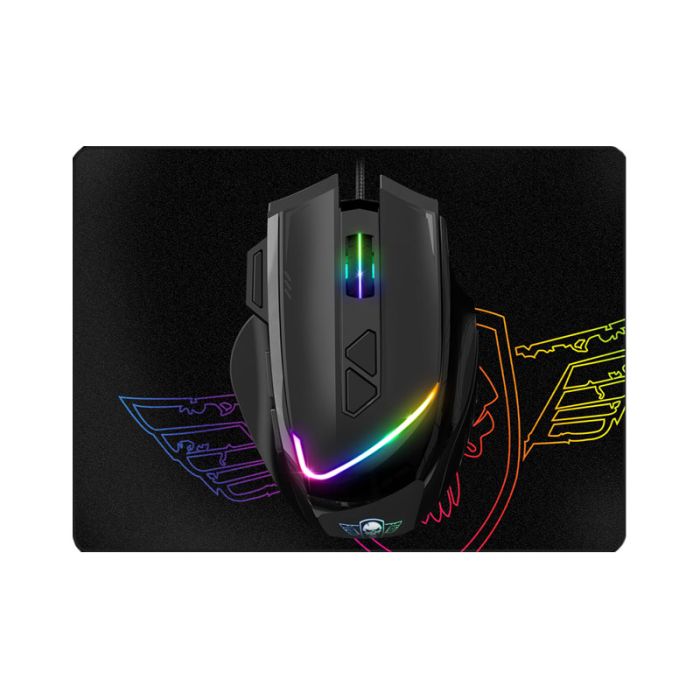 Ensemble Souris et Tapis Gamer Spirit of Gamer PRO-M3 RGB - Noir