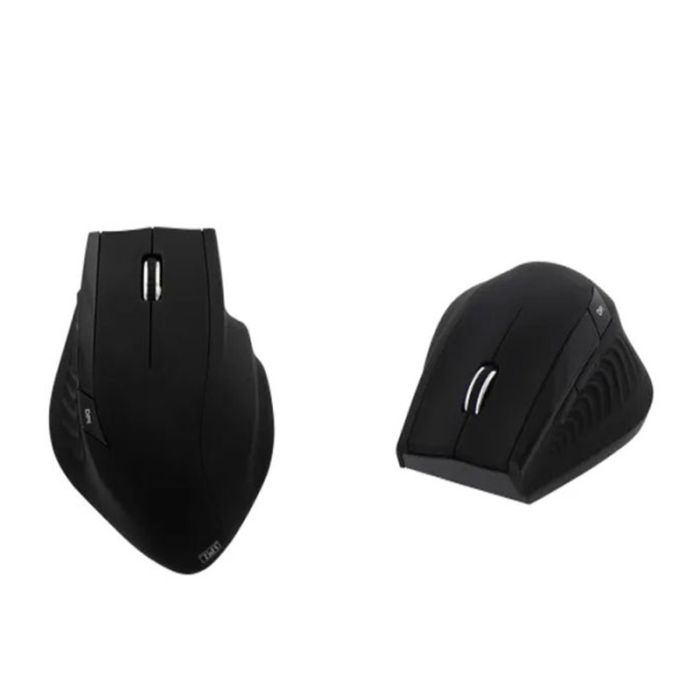 Ensemble Souris Sans Fil et Tapis TNB Ergonomique - Noir